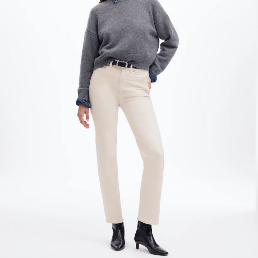 Madewell - The '90s Straight Jean in Vintage Canvas Wash, size 27